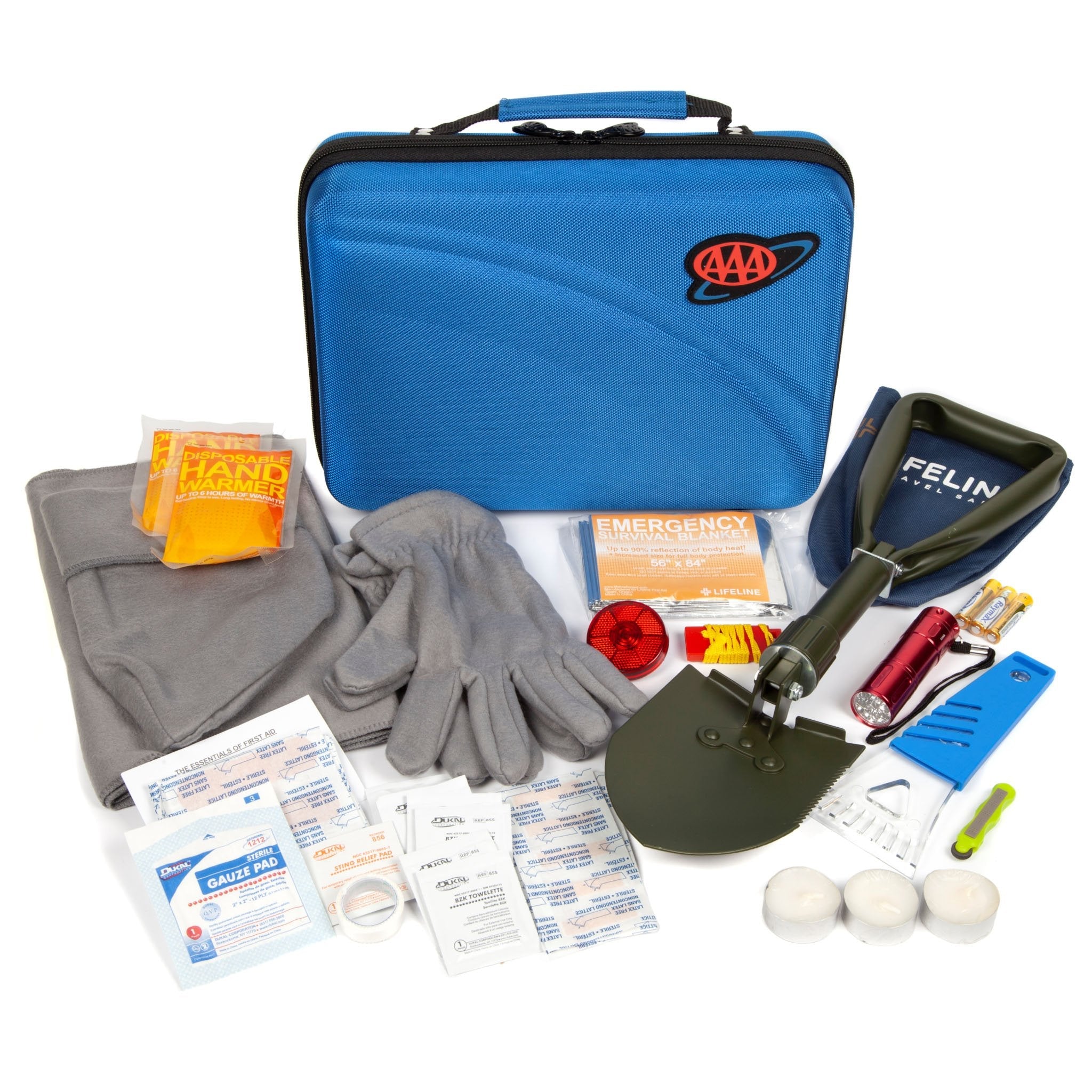Lifeline AAA Winter Safety Kit - 66 Piece